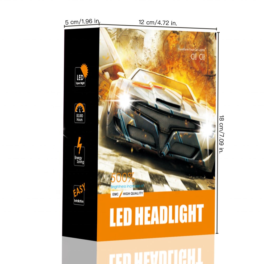 2022 Newest Front Led Head Lamp Headlight Auto Lamp 9005 9006 9007 H1 H4 H7 H11 Car Led Head Light IP68 Vw Sharan DC 9V to 16V