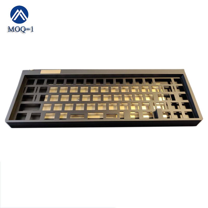 OEM Cnc Milling Multicolor Anodize Aluminum Game Brass Keyboard Plate 6061aluminum Mechanical Keyboard case Plate Cnc Machining