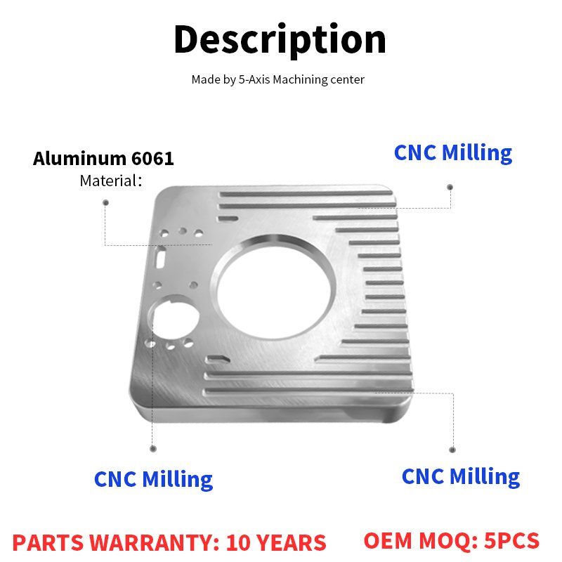 Efficient Cnc Aluminium Alloy Manufactur Metal Aviation Accessories Machining Services for Automation Equipment