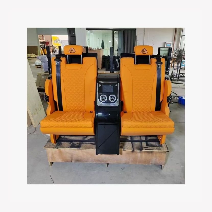 2025 Luxury Van Multifunctional Aviation Leather Seats Custom Interior Upgrade for VIP Car Modification Premium Parts
