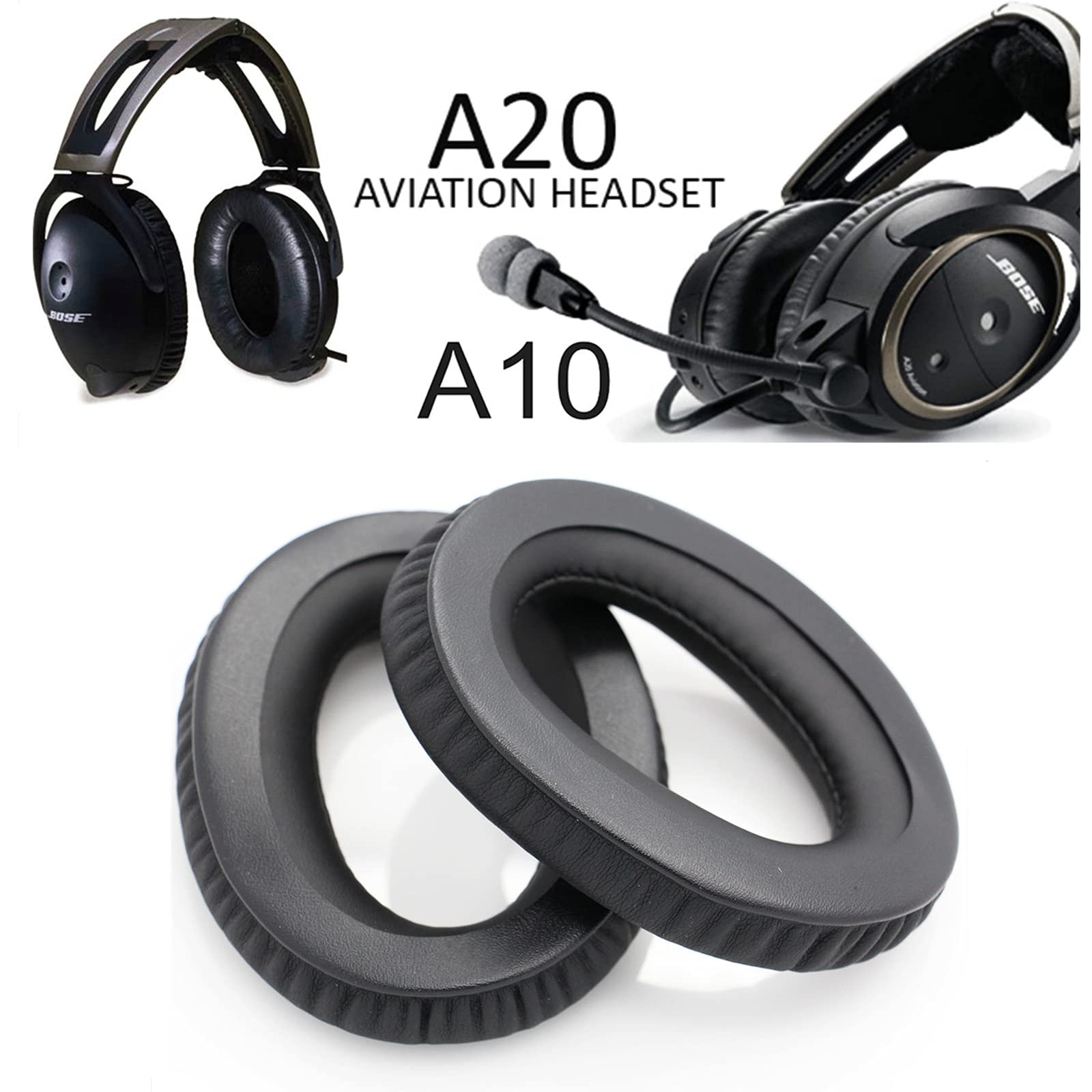 Wholesale Headset Ear Cushions Replacement Ear Pads Compatible for Bose Aviation Headset A10 A20 Headphone