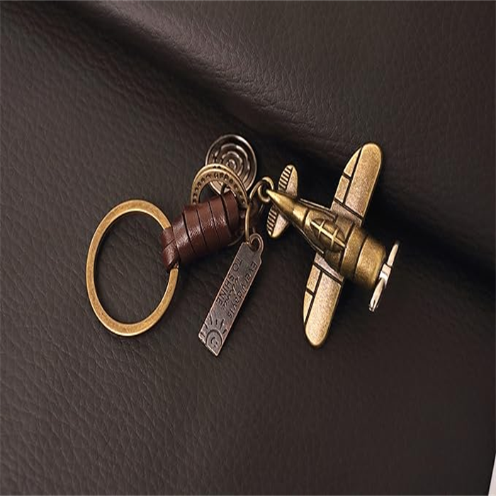 High Quality Souvenir Gift Mini Aviation Plane Accessories Carabiner 3D Custom Aircraft Airplane Metal Airplane Key Chain