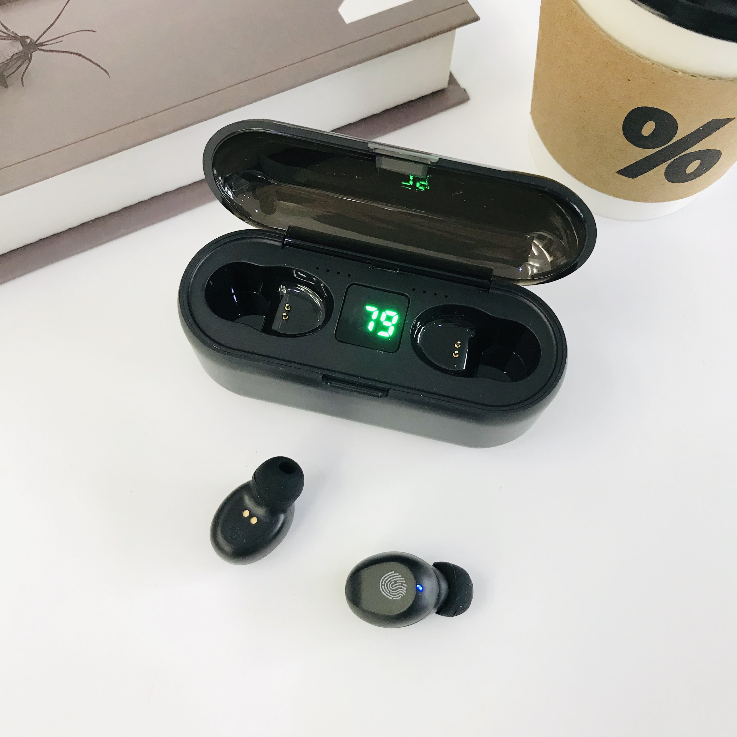 F9 Hotselling Smart Touch Control V5.3 Wireless Sports Wireless Long Lasting bluetooth Earphone Headphone