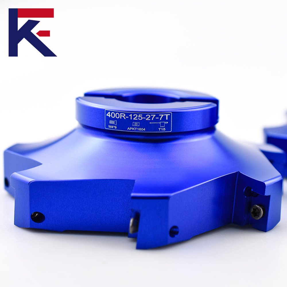 KF CNC Lathe Aluminum Milling Cutter Head 400R-125-27-7T