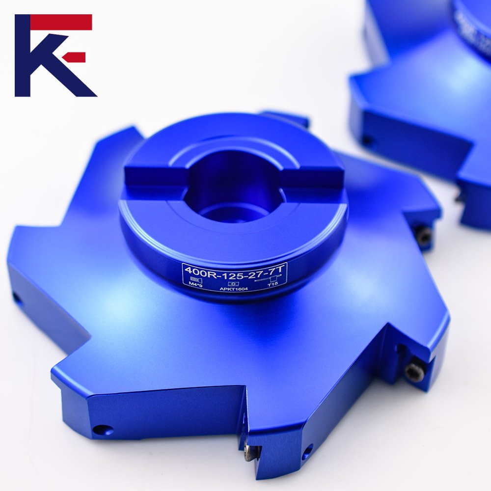 KF CNC Lathe Aluminum Milling Cutter Head 400R-125-27-7T