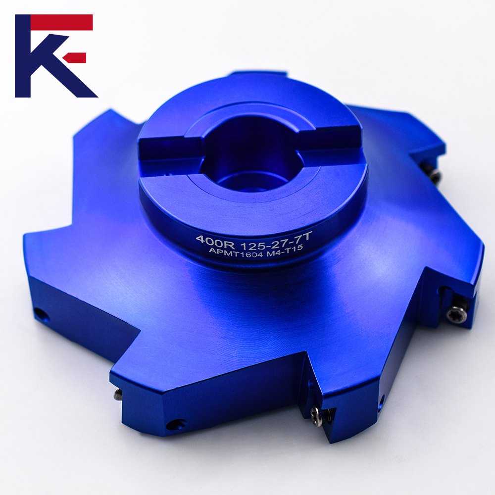KF CNC Lathe Aluminum Milling Cutter Head 400R-125-27-7T
