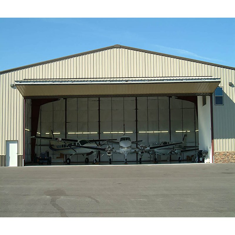 Fire-Resistant Steel Structure Hangar for Private and Commercial Aircraft