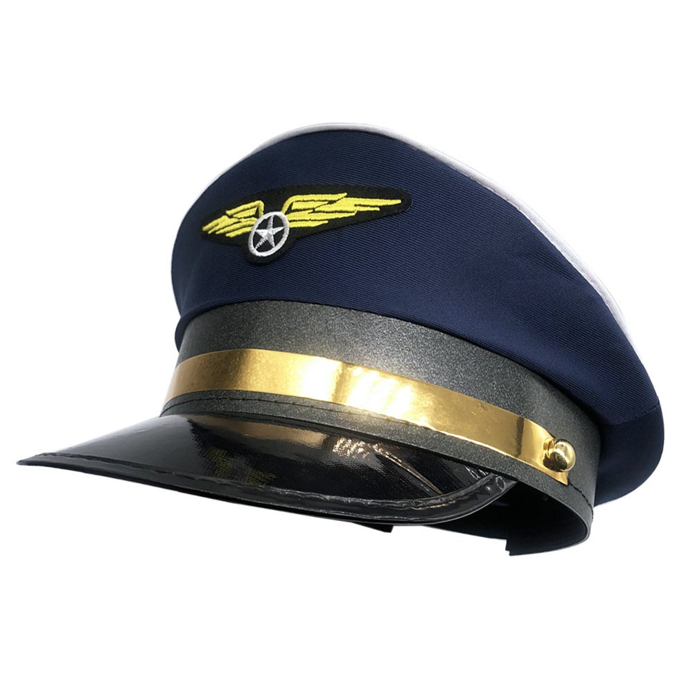 SH-1064 Party Costume Accessories air Officer aviator Captain pilot Hat