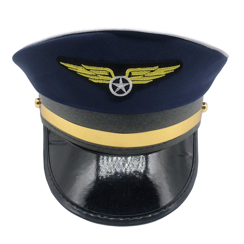 SH-1064 Party Costume Accessories air Officer aviator Captain pilot Hat