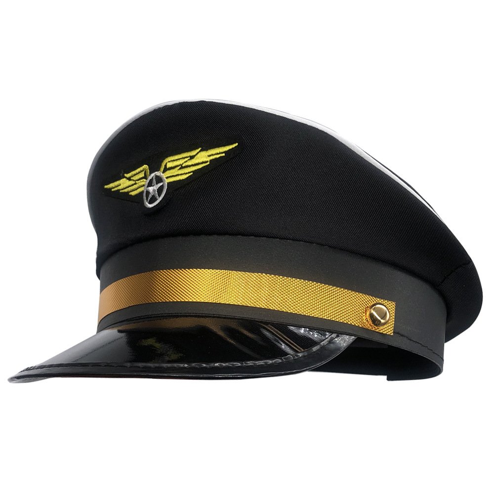 SH-1064 Party Costume Accessories air Officer aviator Captain pilot Hat