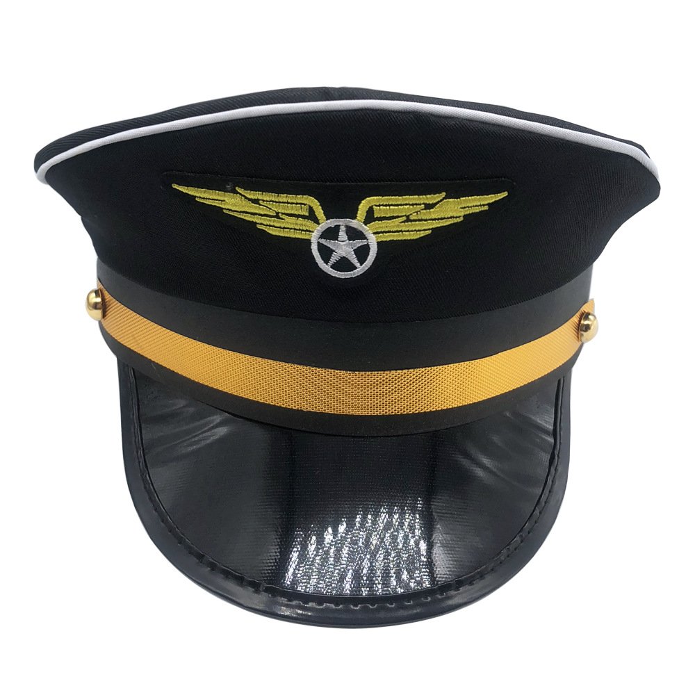 SH-1064 Party Costume Accessories air Officer aviator Captain pilot Hat