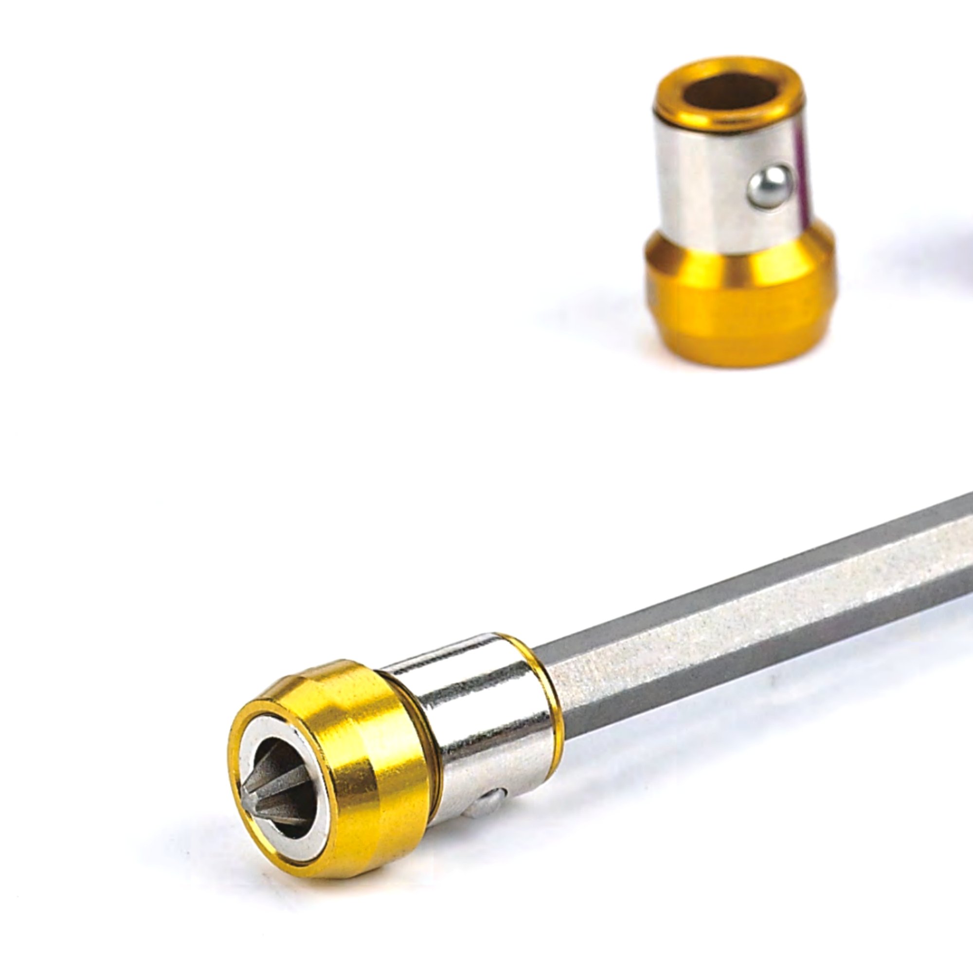 Universal Strong 6.35mm Magnetic Ring BG-63001 Type Aviation Aluminum Industrial Multipurpose Screwdriver Bit Accessories