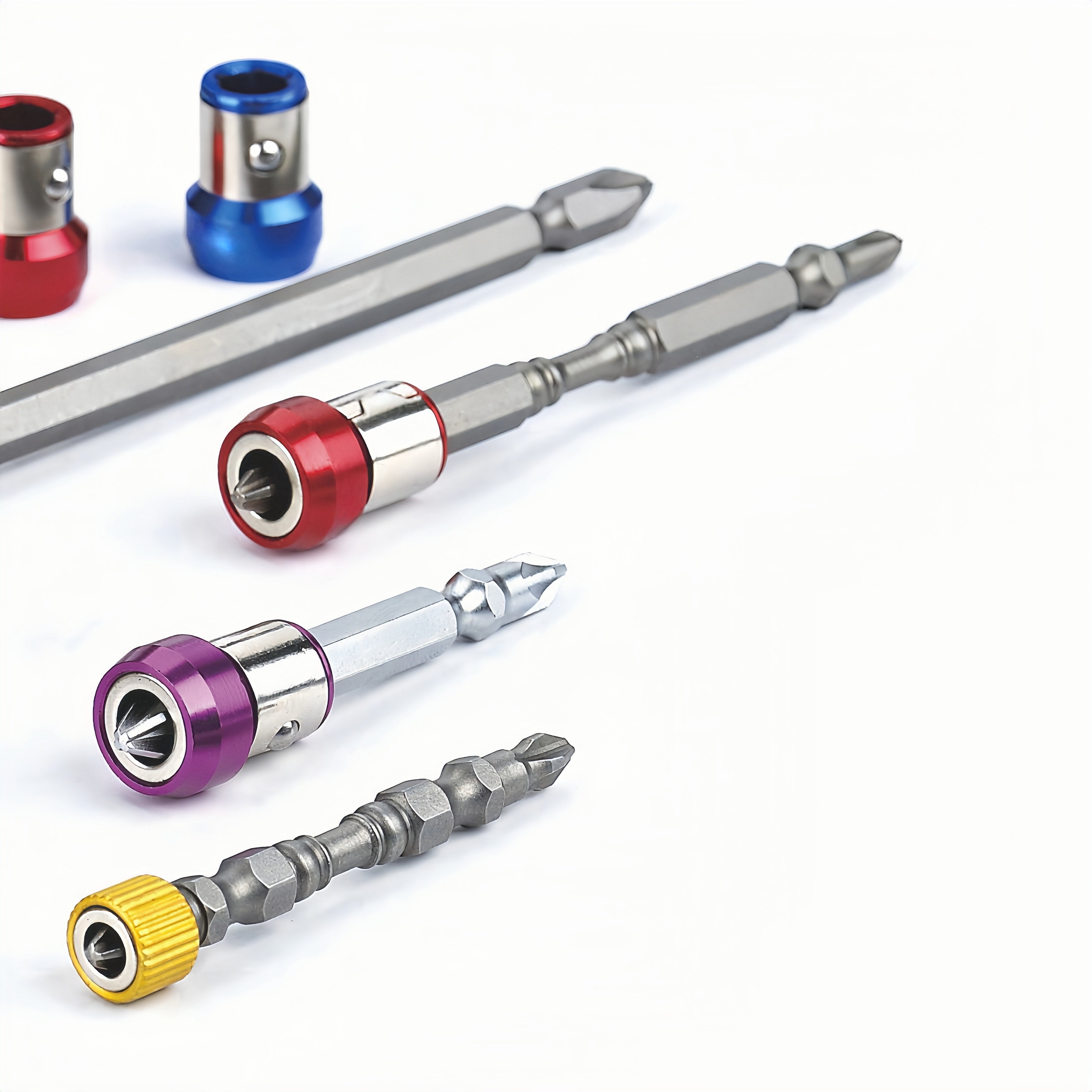 Universal Strong 6.35mm Magnetic Ring BG-63001 Type Aviation Aluminum Industrial Multipurpose Screwdriver Bit Accessories