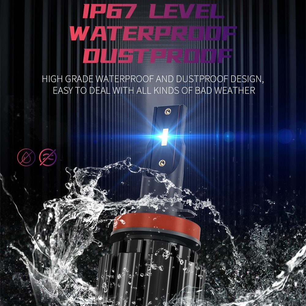 RUTENSE Factory Sales Auto Parts Led Lights H4 H7 H11 9005 Headlamp 50W Car Led Headlight Bulb