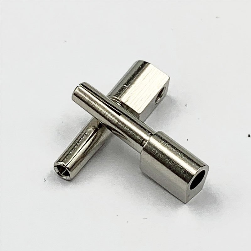 Machining Milling Slotted Female Hole Material Brass Spare Parts Spring Loaded Contact