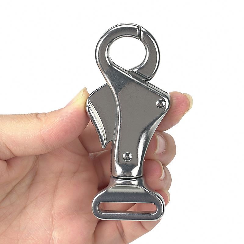 Safety Belt Buckle Aluminium Alloy Dog Pet Accessories Saftey Car Belt Accessories Dog Seat Belt Clip