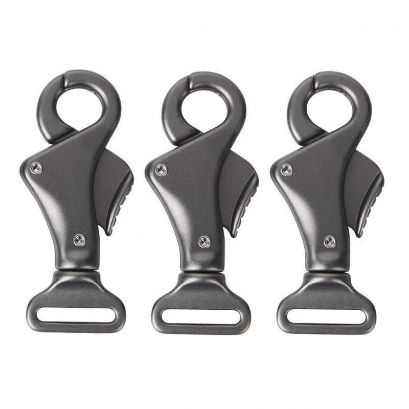 Safety Belt Buckle Aluminium Alloy Dog Pet Accessories Saftey Car Belt Accessories Dog Seat Belt Clip