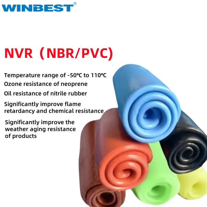 Wholesale Customizable Colors Used for Aviation Rubber Parts Etc Nitrile Rubber-Polyvinylchloride Blend Rubber NBR/PVC