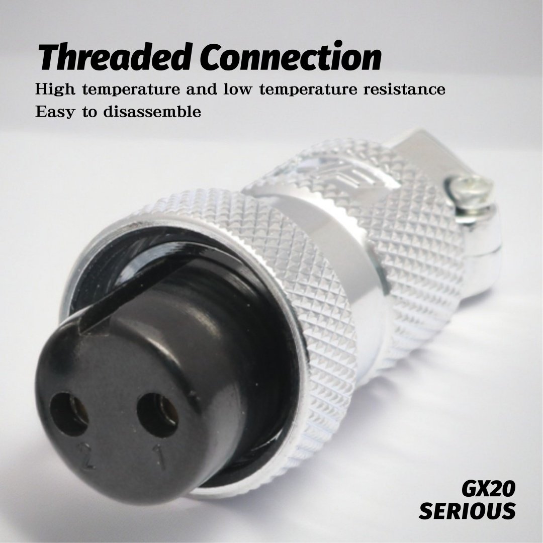 Hot Sale GX20 2 Pin 3 Pin 4 Pin Female Connectors Aviation GX 20 25 Connector