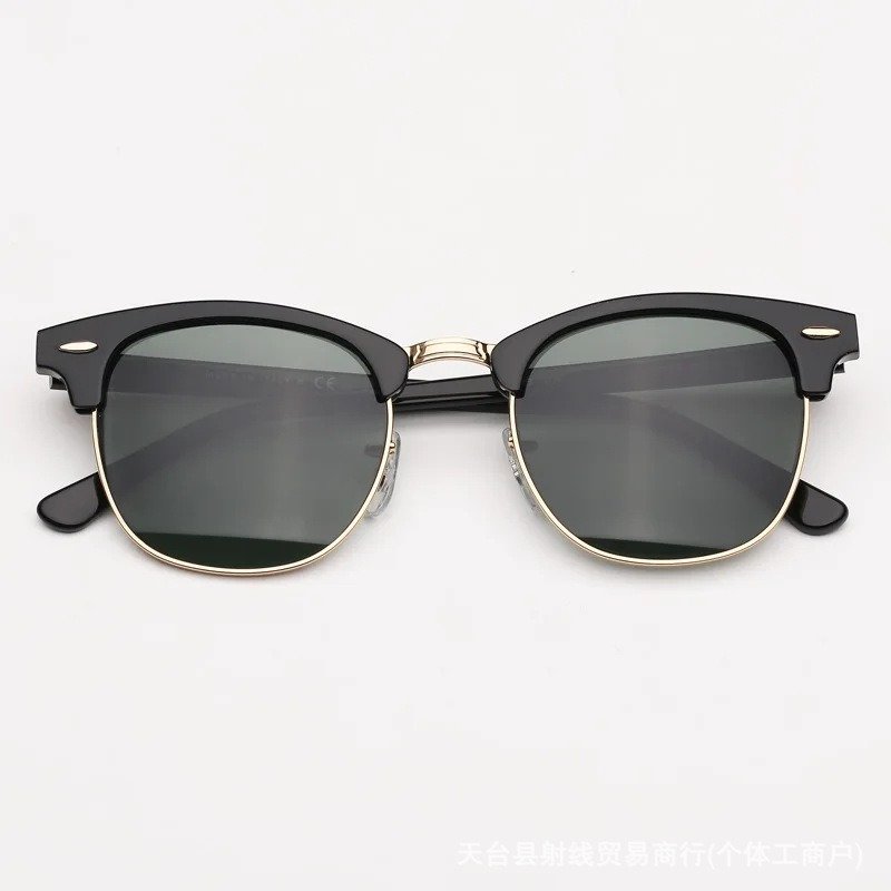 Kit Bundle High Bridge Fit Ideal Formal and Casual Wear Square Sun Glasses RB3016 Club Classic Marble Square Shape Sunglasses