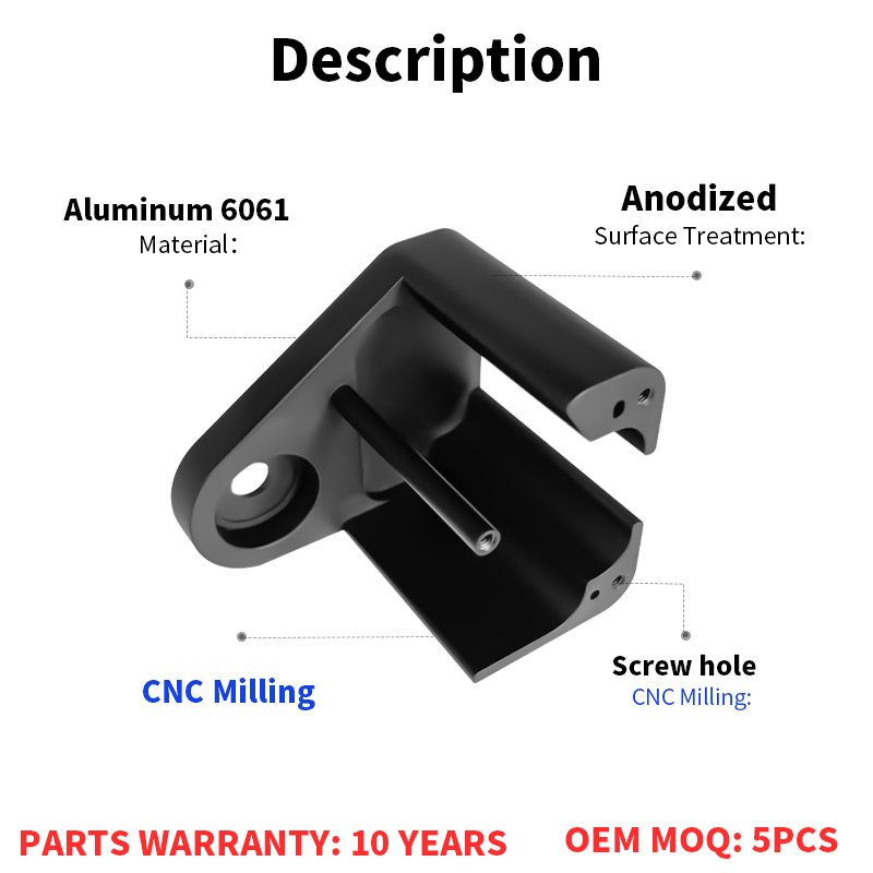 Advanced Aluminum-stainless Steel Anodized Cnc Machining Centre Aviation Parts Accessories for Automation Equipment