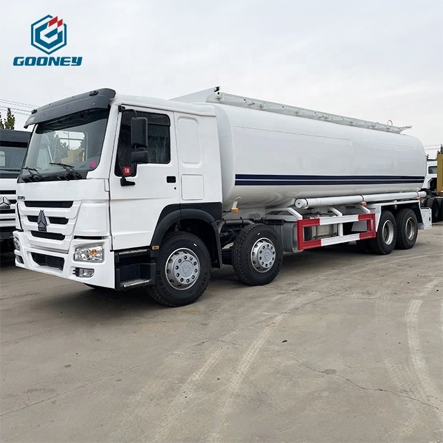Sinotruck Howo Chassis Used 20000L Heavy Duty 6x4 10 Tires 371 Hp 40 Fuel tank Truck for Sale