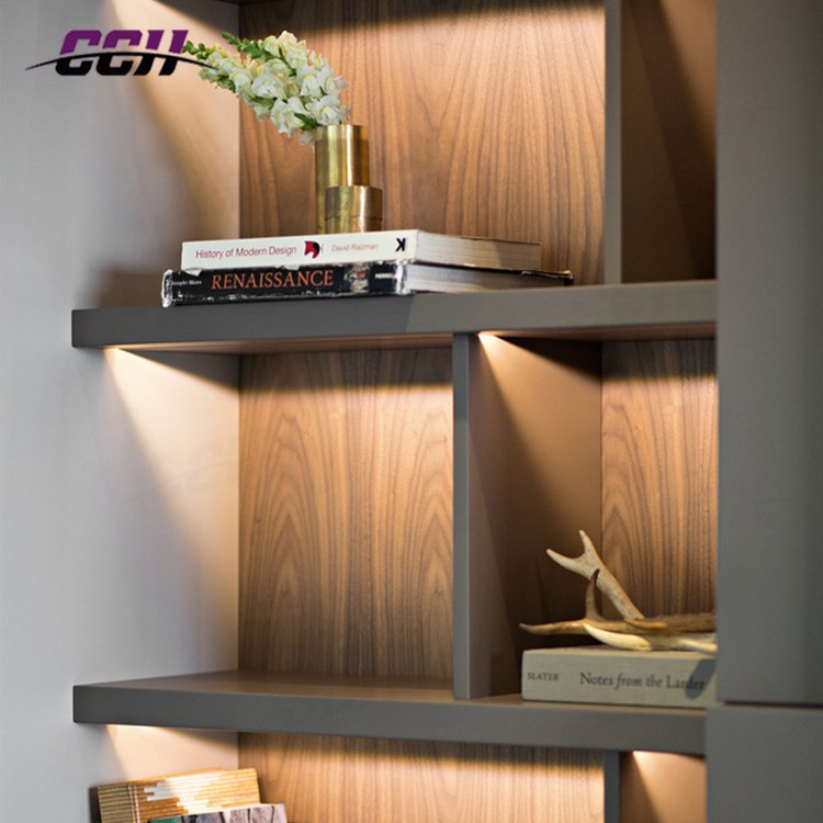 Led Under Cabinet Lighting Recessed in Led Linear Light Aluminum Shelf Built in LED Strip Lighting bar