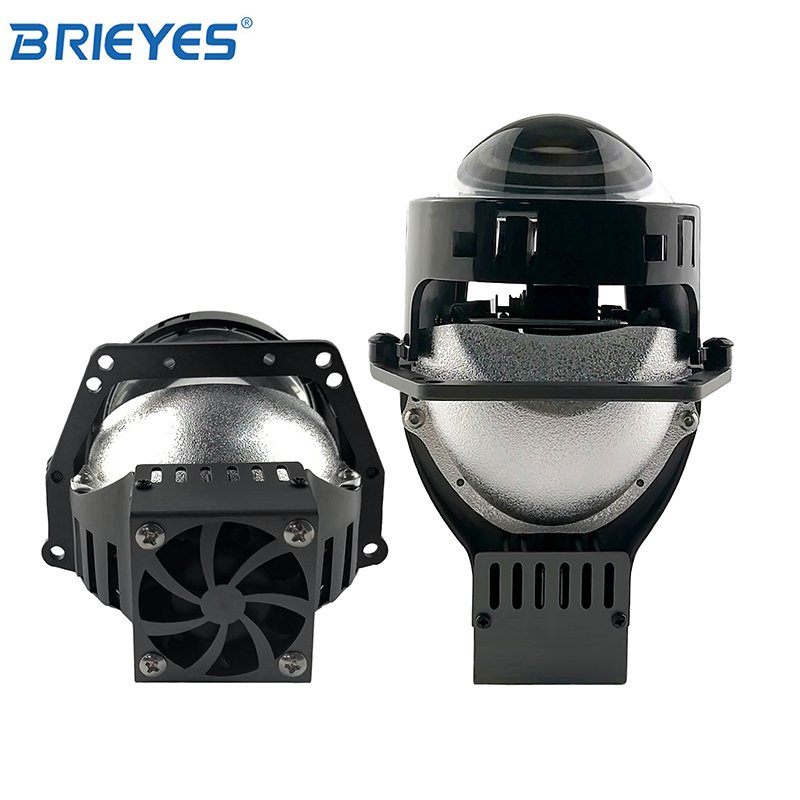 2023 Auto 3 Inch P12 Bi-LED Projector Lens 65W/Low Beam 75W/High Beam High Brightness CSP 3270 Chips No Dark Points With Fan