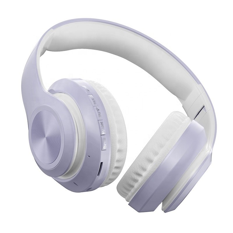 Top-selling Item Headsets English Broadcast Gaming Wireless Headphones JLV5.0 Simple Pure Colors Customazation Headsets with AUX