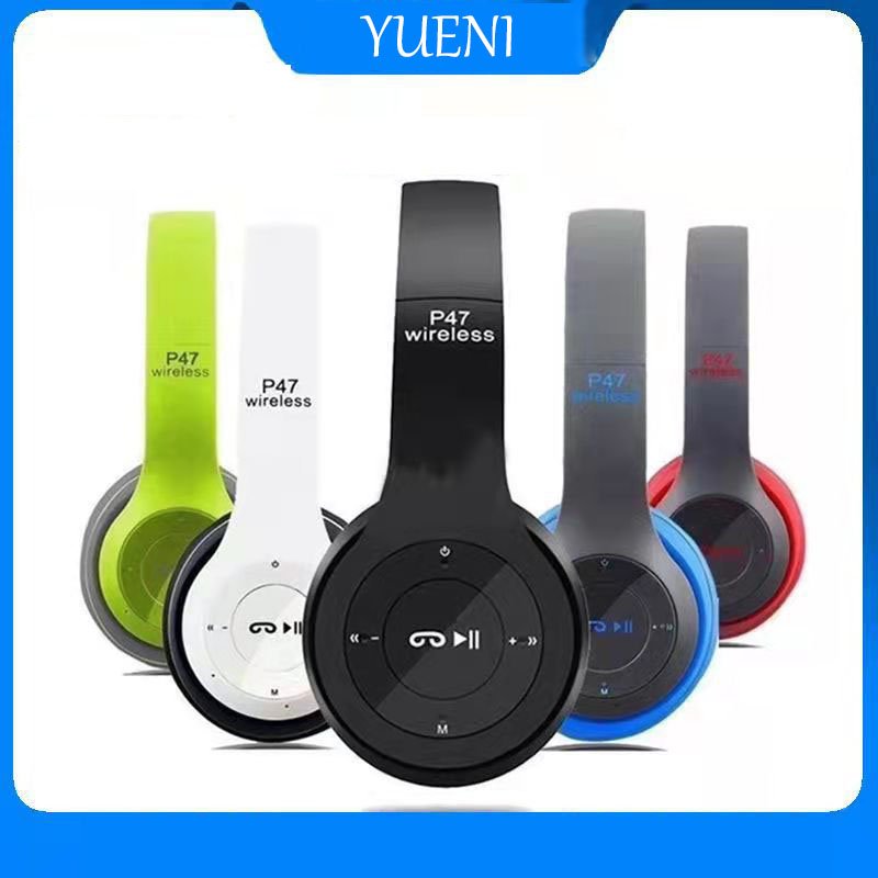 2024 New Wholesale Factory P47 Wireless Earphone Wired 3.5mm Plug Switching Support Multi-system BT Earphone on Ear Headphone