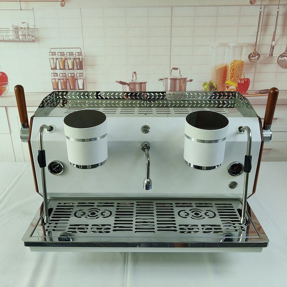 Commercial Semi-automatic Four Boilers Aviation Packaging Box Cafeteras Kahve Makinesi Espresso Coffee Machine