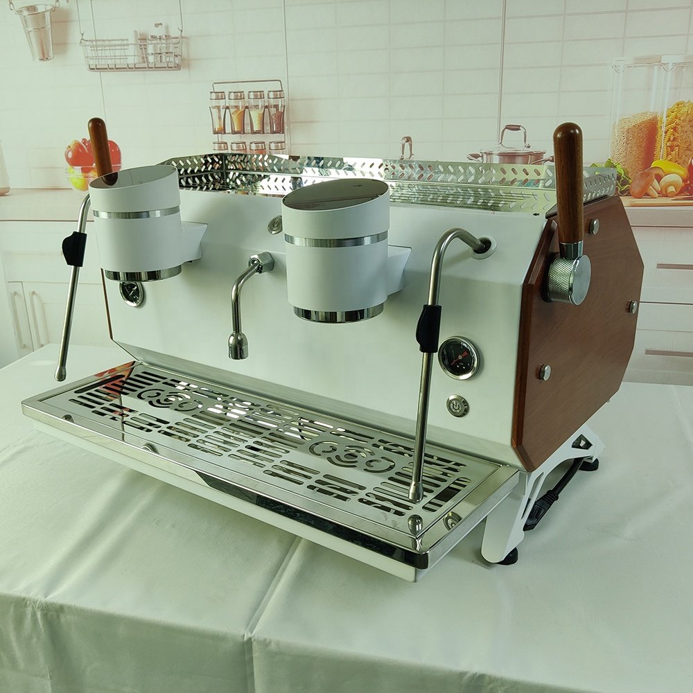 Commercial Semi-automatic Four Boilers Aviation Packaging Box Cafeteras Kahve Makinesi Espresso Coffee Machine