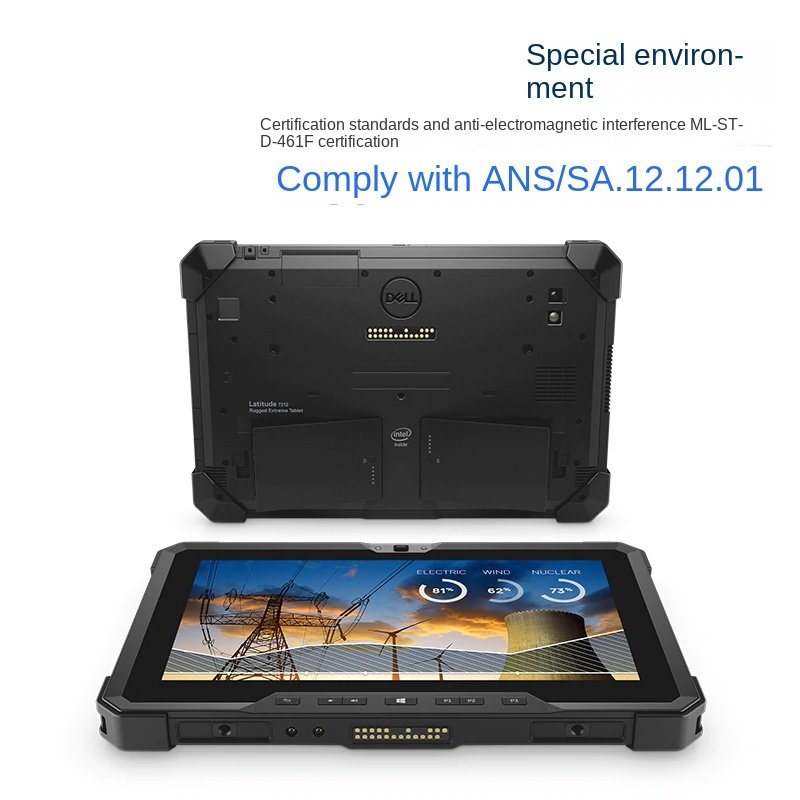 DELL 7220 I5 8365U 8GB RAM 512GB SSD 7212 7202 I7 I5 Three-proof Auto Repair Tablet Adventure Aviation Engineering Is Solid