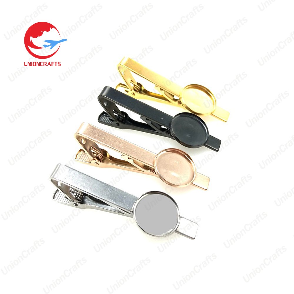 Wholesale Clip on Tie Bar Luxury Fine Custom Logo Blank Tie Clips and Cuff Links Metal Aviation Plan Men Tie Clip Pin for Men