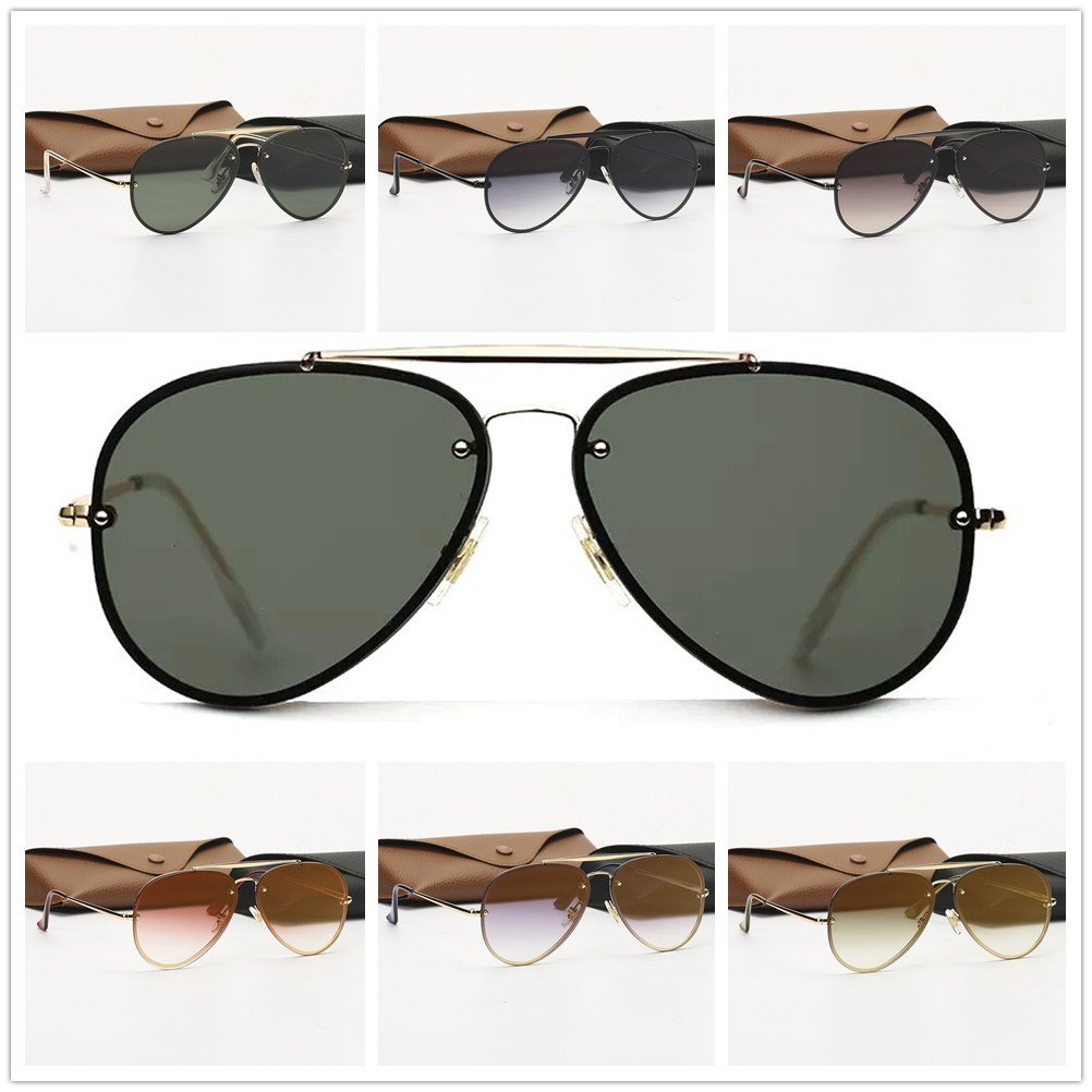 Gafas De Sol 3584 Trendy Pilot Sun Glasses Unisex Fashion Logo Aviation Designer Shades Brand Luxury Sunglasses for Women Men