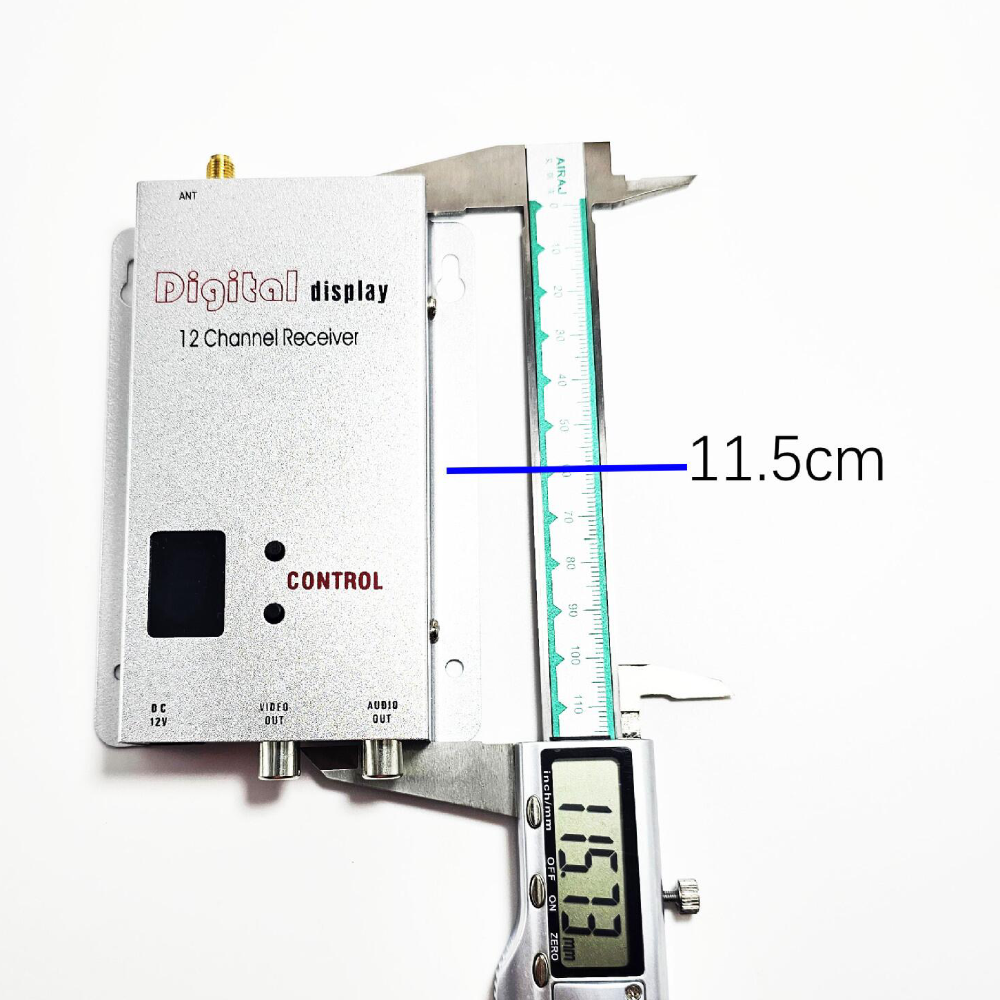1.2G 8W Wireless Digital High Power Wireless Analog Long Range Transmitter 12CH Receiver Audio Video Transmission RC FPV Drone