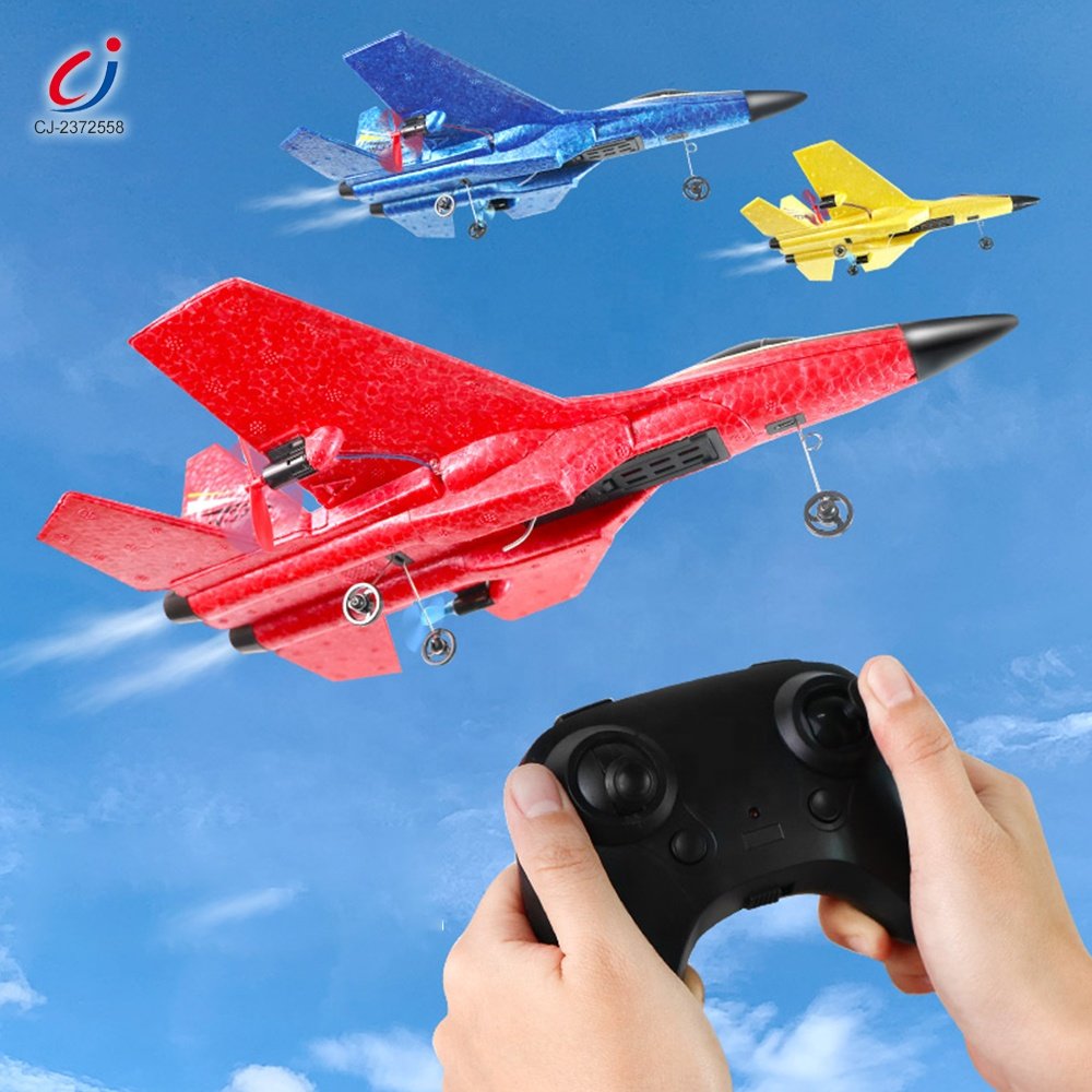 Chengji 2.5 Channel Rc Aircraft Hand Throw Glider Remote Control Flying Foam Plane Toy For Kids