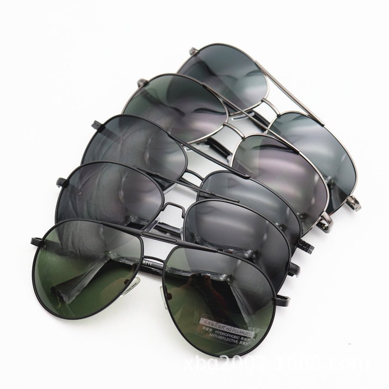 Factory Stock Clearance Classic Aviation Metal Polarized Mens Sunglasses