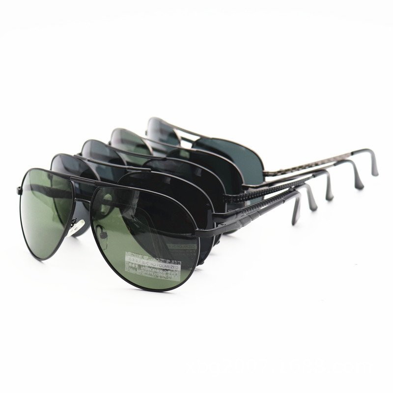 Factory Stock Clearance Classic Aviation Metal Polarized Mens Sunglasses