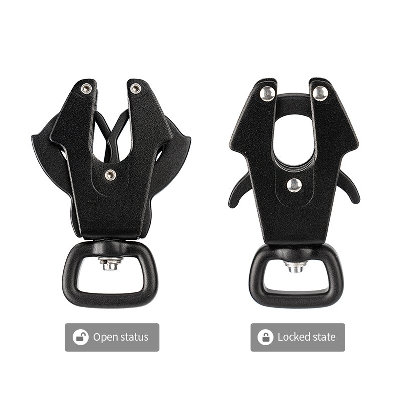 Pet Release Buckle Frog Clip Buckle Pet Leash Accessories Metal Multi-Function Alloy Connectors Carabiner Clip Frog Buckle