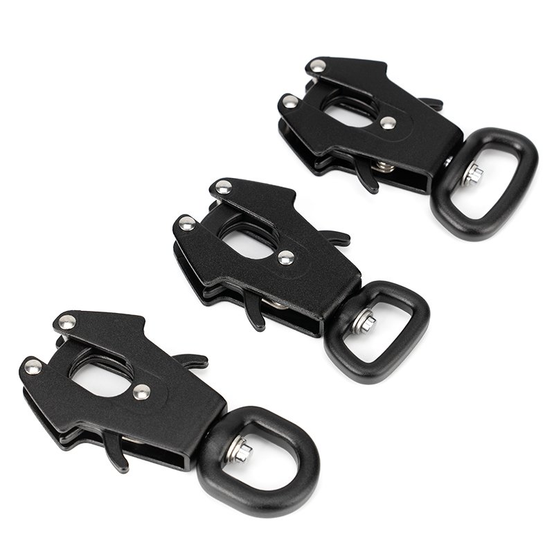 Pet Release Buckle Frog Clip Buckle Pet Leash Accessories Metal Multi-Function Alloy Connectors Carabiner Clip Frog Buckle
