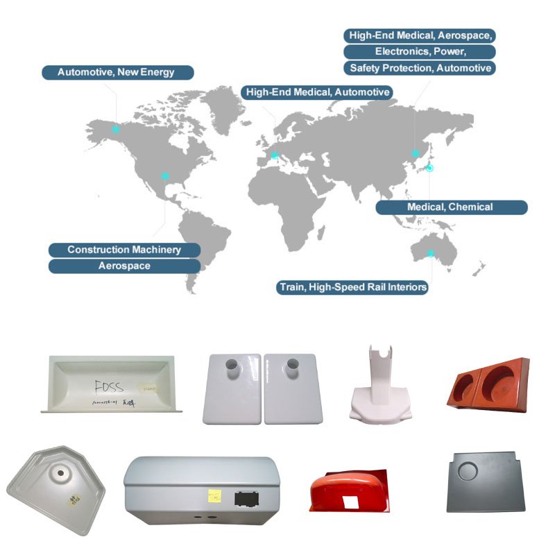 Customized Manufacture Factory ABS PC PP PE Shell Vacuum Forming Service Products Plastic Thermoformed Parts