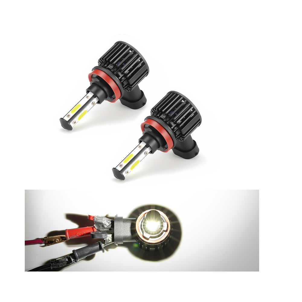Free Sample Led Car Headlight Bulb Black Accessories Auto Led Headlight Bulbs H11 Interior Led Headlight H11