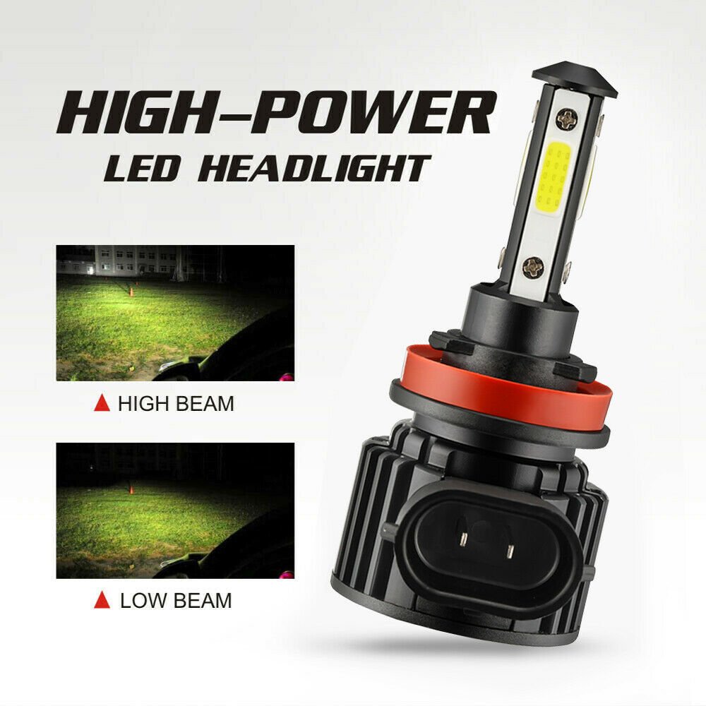 Free Sample Led Car Headlight Bulb Black Accessories Auto Led Headlight Bulbs H11 Interior Led Headlight H11