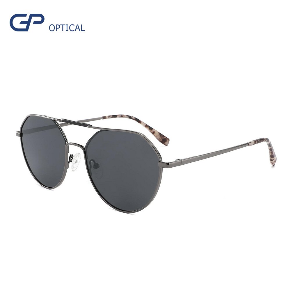 New Arrival Fashion Style Retro Vintage Man Aviation Sunglasses Square Zinc Alloy Frame Men's Sunglasses