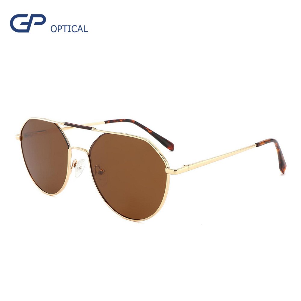 New Arrival Fashion Style Retro Vintage Man Aviation Sunglasses Square Zinc Alloy Frame Men's Sunglasses