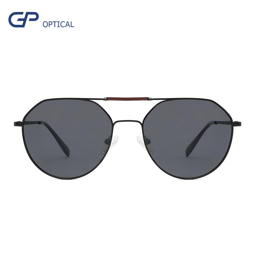 New Arrival Fashion Style Retro Vintage Man Aviation Sunglasses Square Zinc Alloy Frame Men's Sunglasses