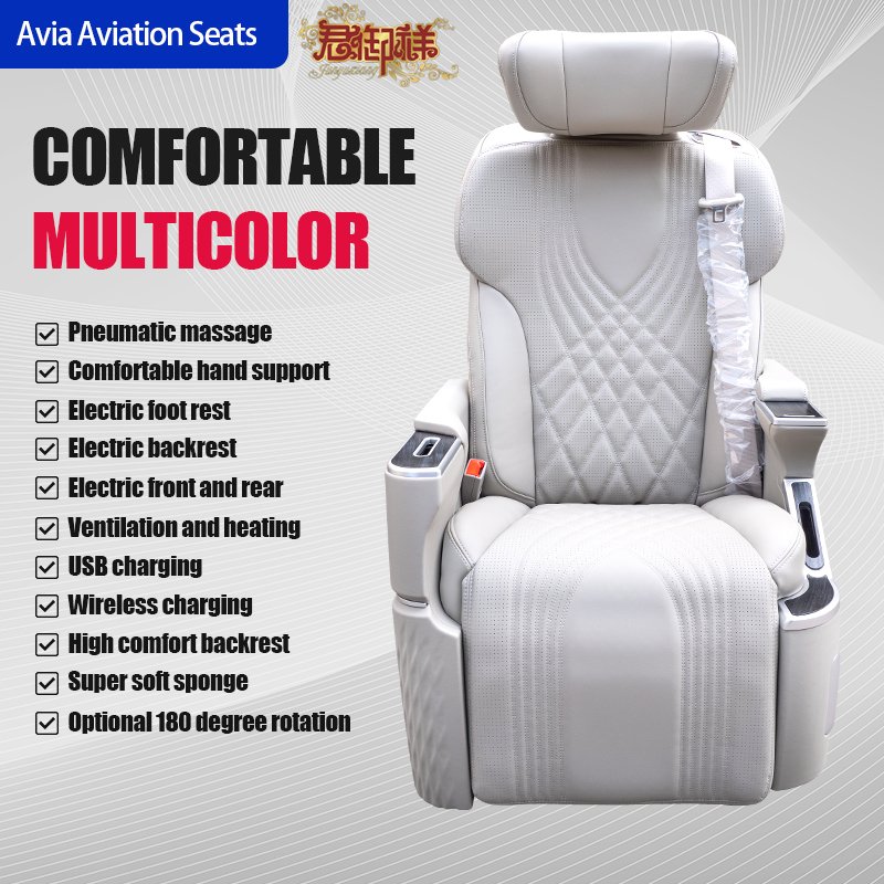 Aviation Seat Hyundai H-1 Trafic Citroen SpaceTourer Holidays Functional Leather Car Seats Practical and Comfortable Aviation