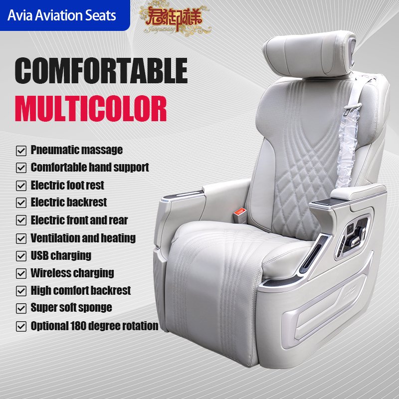 Aviation Seat Hyundai H-1 Trafic Citroen SpaceTourer Holidays Functional Leather Car Seats Practical and Comfortable Aviation
