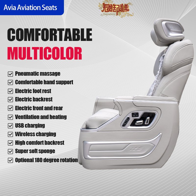Aviation Seat Hyundai H-1 Trafic Citroen SpaceTourer Holidays Functional Leather Car Seats Practical and Comfortable Aviation